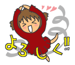 Over Reaction Girl sticker #3177083