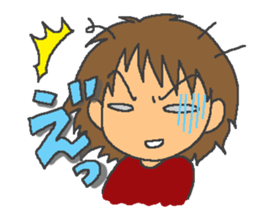 Over Reaction Girl sticker #3177088