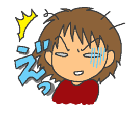 Over Reaction Girl sticker #3177088