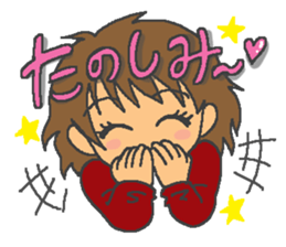 Over Reaction Girl sticker #3177090