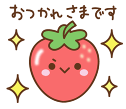 pretty strawberry sticker #3177214
