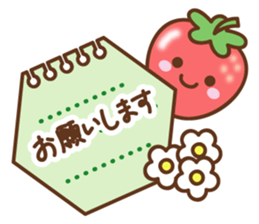 pretty strawberry sticker #3177220