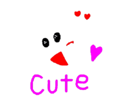 Lazy cute sticker sticker #3177291