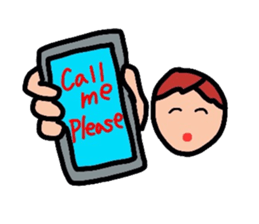 Lazy cute sticker sticker #3177292