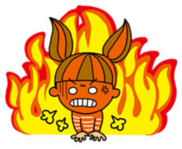 Kawaii girl and a black cat Stickers sticker #3177638