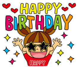 Kawaii girl and a black cat Stickers sticker #3177650