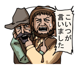 Drunk in Westerns sticker #3177790