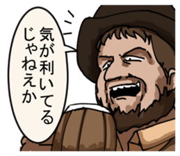 Drunk in Westerns sticker #3177794