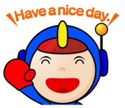 Welcome to Earth, Happy Eight!(English) sticker #3178095