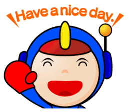 Welcome to Earth, Happy Eight!(English) sticker #3178095