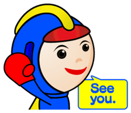 Welcome to Earth, Happy Eight!(English) sticker #3178096