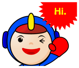 Welcome to Earth, Happy Eight!(English) sticker #3178101