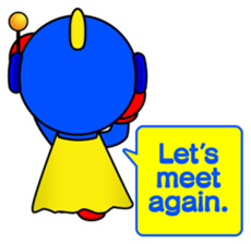 Welcome to Earth, Happy Eight!(English) sticker #3178102