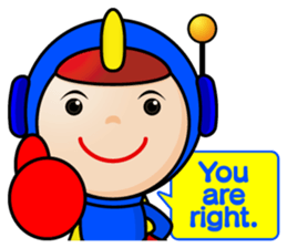 Welcome to Earth, Happy Eight!(English) sticker #3178105