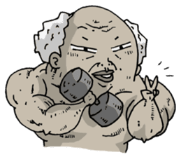 Muscles of my grandfather sticker #3178183