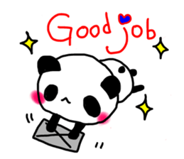 Panda is Busy! sticker #3178218