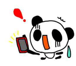 Panda is Busy! sticker #3178232