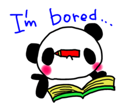 Panda is Busy! sticker #3178236