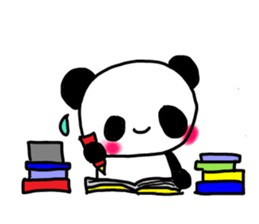 Panda is Busy! sticker #3178244