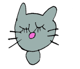 Capricious cat! sticker #3178774