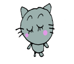 Capricious cat! sticker #3178782