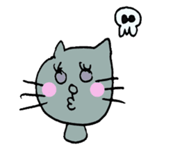 Capricious cat! sticker #3178794
