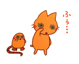 Nukuneko and Mogu-chan sticker #3178955