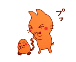 Nukuneko and Mogu-chan sticker #3178960