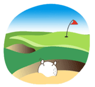 Let's golf together? sticker #3179025