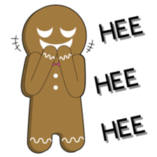 Days of  Gingerbread Man sticker #3179063