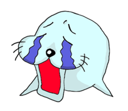 Sticker of seals sticker #3180055