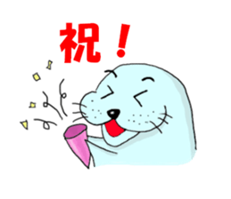 Sticker of seals sticker #3180059