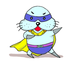 Sticker of seals sticker #3180089