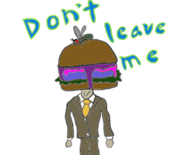 Hamburger Head sticker #3180257