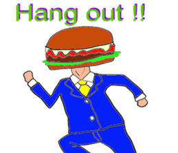 Hamburger Head sticker #3180258