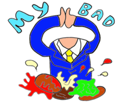 Hamburger Head sticker #3180261