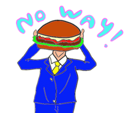Hamburger Head sticker #3180266