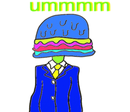 Hamburger Head sticker #3180268