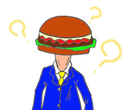 Hamburger Head sticker #3180269
