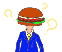 Hamburger Head sticker #3180269