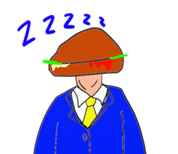 Hamburger Head sticker #3180270
