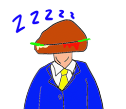 Hamburger Head sticker #3180270