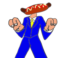 Hamburger Head sticker #3180273