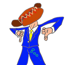 Hamburger Head sticker #3180275