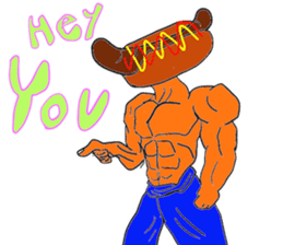 Hamburger Head sticker #3180278