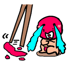 Cute plum Mr sticker #3180620