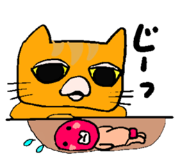 Cute plum Mr sticker #3180631