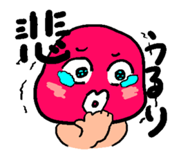 Cute plum Mr sticker #3180635