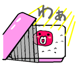 Cute plum Mr sticker #3180643