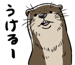 Annoying cute aquatic animal stickers. sticker #3180691